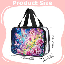 Load image into Gallery viewer, DIY Diamond Art Rhinestone Makeup Bag Crystal Transparent PVC Storage Pack Gift

