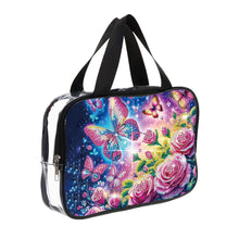 Load image into Gallery viewer, DIY Diamond Art Rhinestone Makeup Bag Crystal Transparent PVC Storage Pack Gift
