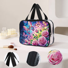 Load image into Gallery viewer, DIY Diamond Art Rhinestone Makeup Bag Crystal Transparent PVC Storage Pack Gift
