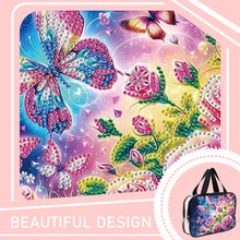 Load image into Gallery viewer, DIY Diamond Art Rhinestone Makeup Bag Crystal Transparent PVC Storage Pack Gift
