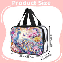 Load image into Gallery viewer, DIY Diamond Art Rhinestone Makeup Bag Crystal Transparent PVC Storage Pack Gift
