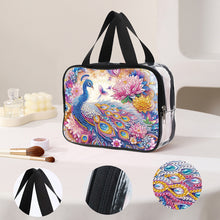 Load image into Gallery viewer, DIY Diamond Art Rhinestone Makeup Bag Crystal Transparent PVC Storage Pack Gift
