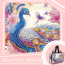 Load image into Gallery viewer, DIY Diamond Art Rhinestone Makeup Bag Crystal Transparent PVC Storage Pack Gift
