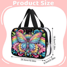 Load image into Gallery viewer, DIY Diamond Art Rhinestone Makeup Bag Crystal Transparent PVC Storage Pack Gift
