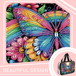 DIY Diamond Art Rhinestone Makeup Bag Crystal Transparent PVC Storage Pack Gift