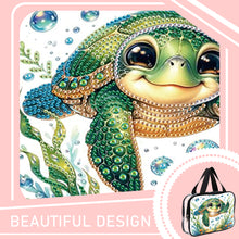 Load image into Gallery viewer, DIY Diamond Art Rhinestone Makeup Bag Crystal Transparent PVC Storage Pack Gift
