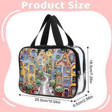 Load image into Gallery viewer, DIY Diamond Art Rhinestone Makeup Bag Crystal Transparent PVC Storage Pack Gift
