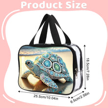 Load image into Gallery viewer, DIY Diamond Art Rhinestone Makeup Bag Crystal Transparent PVC Storage Pack Gift
