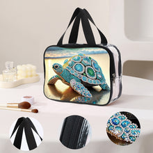 Load image into Gallery viewer, DIY Diamond Art Rhinestone Makeup Bag Crystal Transparent PVC Storage Pack Gift
