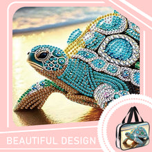Load image into Gallery viewer, DIY Diamond Art Rhinestone Makeup Bag Crystal Transparent PVC Storage Pack Gift
