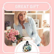 Load image into Gallery viewer, DIY Diamond Art Rhinestone Makeup Bag Crystal Transparent PVC Storage Pack Gift
