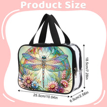 Load image into Gallery viewer, DIY Diamond Art Rhinestone Makeup Bag Crystal Transparent PVC Storage Pack Gift
