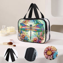 Load image into Gallery viewer, DIY Diamond Art Rhinestone Makeup Bag Crystal Transparent PVC Storage Pack Gift

