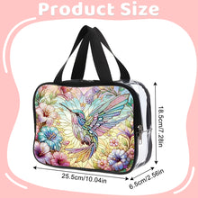Load image into Gallery viewer, DIY Diamond Art Rhinestone Makeup Bag Crystal Transparent PVC Storage Pack Gift
