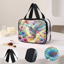 Load image into Gallery viewer, DIY Diamond Art Rhinestone Makeup Bag Crystal Transparent PVC Storage Pack Gift
