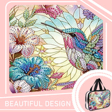 Load image into Gallery viewer, DIY Diamond Art Rhinestone Makeup Bag Crystal Transparent PVC Storage Pack Gift
