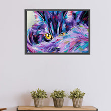 Load image into Gallery viewer, Cat 60*40CM(Picture) Full Square Drill Diamond Painting
