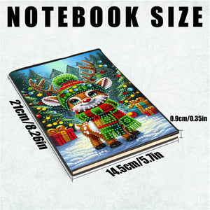 2pcs 50-Page A5 Size Diamond Painting Notebook for Adults Holiday Birthday Gift