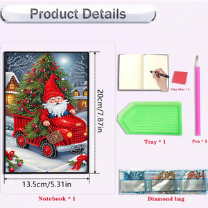 2pcs 50-Page A5 Size Diamond Painting Notebook for Adults Holiday Birthday Gift