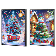 Load image into Gallery viewer, 2pcs 50-Page A5 Size Diamond Painting Notebook for Adults Holiday Birthday Gift
