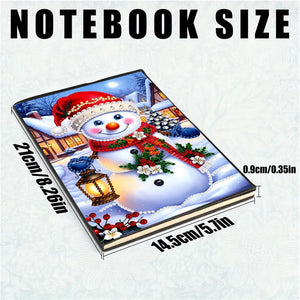 2pcs 50-Page A5 Size Diamond Painting Notebook for Adults Holiday Birthday Gift