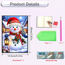 Load image into Gallery viewer, 2pcs 50-Page A5 Size Diamond Painting Notebook for Adults Holiday Birthday Gift
