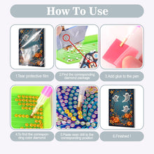 Load image into Gallery viewer, 2pcs 50-Page A5 Size Diamond Painting Notebook for Adults Holiday Birthday Gift
