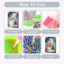 Load image into Gallery viewer, 2pcs 50-Page A5 Size Diamond Painting Notebook for Adults Holiday Birthday Gift
