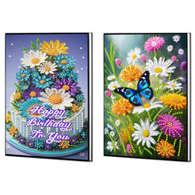 Load image into Gallery viewer, 2pcs 50-Page A5 Size Diamond Painting Notebook for Adults Holiday Birthday Gift

