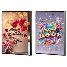 Load image into Gallery viewer, 2pcs 50-Page A5 Size Diamond Painting Notebook for Adults Holiday Birthday Gift
