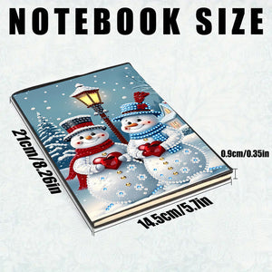 2pcs 50-Page A5 Size Diamond Painting Notebook for Adults Holiday Birthday Gift