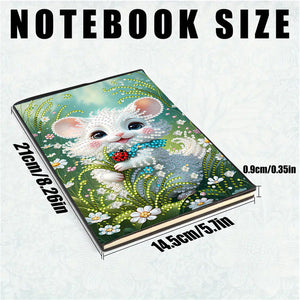 2pcs 50-Page A5 Size Diamond Painting Notebook for Adults Holiday Birthday Gift