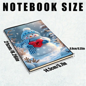 2pcs 50-Page A5 Size Diamond Painting Notebook for Adults Holiday Birthday Gift