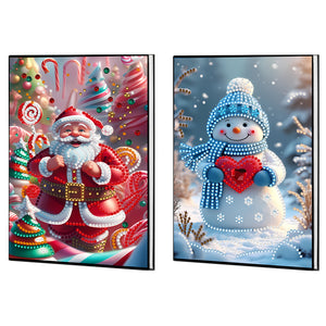 2pcs 50-Page A5 Size Diamond Painting Notebook for Adults Holiday Birthday Gift