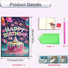 Load image into Gallery viewer, 2pcs 50-Page A5 Size Diamond Painting Notebook for Adults Holiday Birthday Gift
