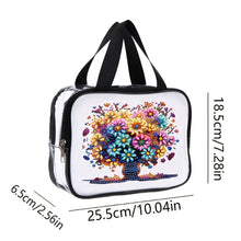 Load image into Gallery viewer, DIY Diamond Art Rhinestone Makeup Bag Crystal Transparent PVC Storage Pack Gift
