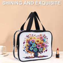 Load image into Gallery viewer, DIY Diamond Art Rhinestone Makeup Bag Crystal Transparent PVC Storage Pack Gift

