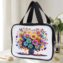 Load image into Gallery viewer, DIY Diamond Art Rhinestone Makeup Bag Crystal Transparent PVC Storage Pack Gift
