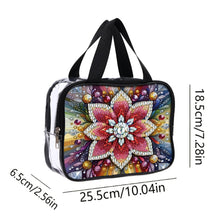 Load image into Gallery viewer, DIY Diamond Art Rhinestone Makeup Bag Crystal Transparent PVC Storage Pack Gift

