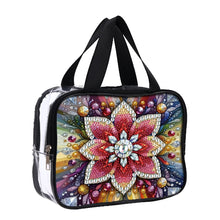 Load image into Gallery viewer, DIY Diamond Art Rhinestone Makeup Bag Crystal Transparent PVC Storage Pack Gift
