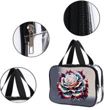 Load image into Gallery viewer, DIY Diamond Art Rhinestone Makeup Bag Crystal Transparent PVC Storage Pack Gift
