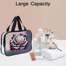 Load image into Gallery viewer, DIY Diamond Art Rhinestone Makeup Bag Crystal Transparent PVC Storage Pack Gift
