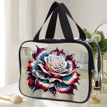 Load image into Gallery viewer, DIY Diamond Art Rhinestone Makeup Bag Crystal Transparent PVC Storage Pack Gift

