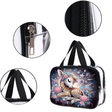 Load image into Gallery viewer, DIY Diamond Art Rhinestone Makeup Bag Crystal Transparent PVC Storage Pack Gift
