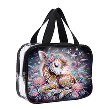 Load image into Gallery viewer, DIY Diamond Art Rhinestone Makeup Bag Crystal Transparent PVC Storage Pack Gift
