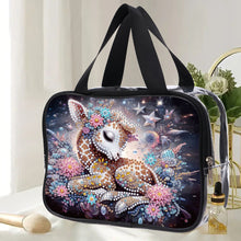 Load image into Gallery viewer, DIY Diamond Art Rhinestone Makeup Bag Crystal Transparent PVC Storage Pack Gift
