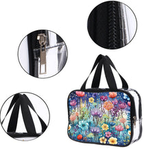Load image into Gallery viewer, DIY Diamond Art Rhinestone Makeup Bag Crystal Transparent PVC Storage Pack Gift
