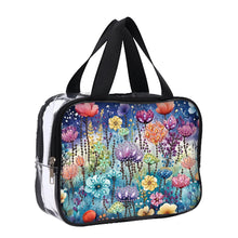 Load image into Gallery viewer, DIY Diamond Art Rhinestone Makeup Bag Crystal Transparent PVC Storage Pack Gift

