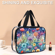 Load image into Gallery viewer, DIY Diamond Art Rhinestone Makeup Bag Crystal Transparent PVC Storage Pack Gift
