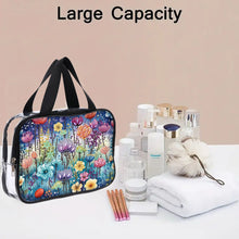 Load image into Gallery viewer, DIY Diamond Art Rhinestone Makeup Bag Crystal Transparent PVC Storage Pack Gift

